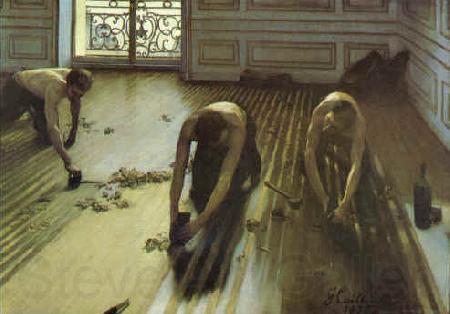 Gustave Caillebotte The Floor Strippers Spain oil painting art